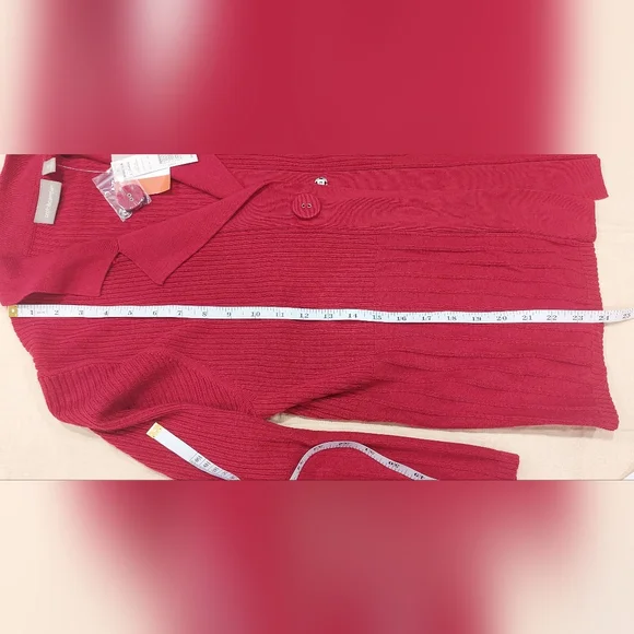 Croft & Barrow Red Women's Jacket - Picture 8 of 9